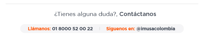 ¿Tienes alguna duda?, Contáctanos